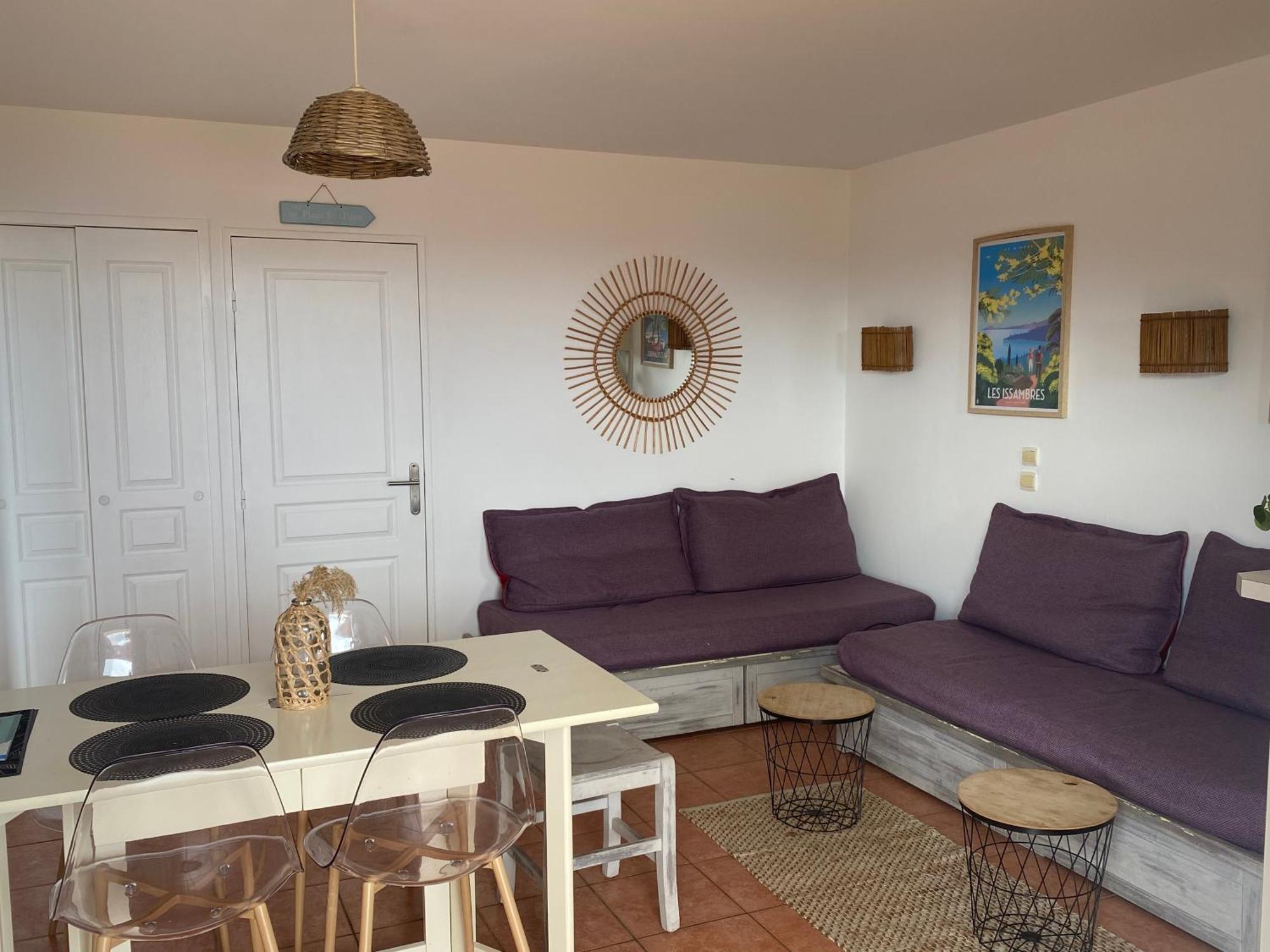 Tres Bel Appartement T3 Avec Splendide Vue Mer レ・ズィサンブル エクステリア 写真