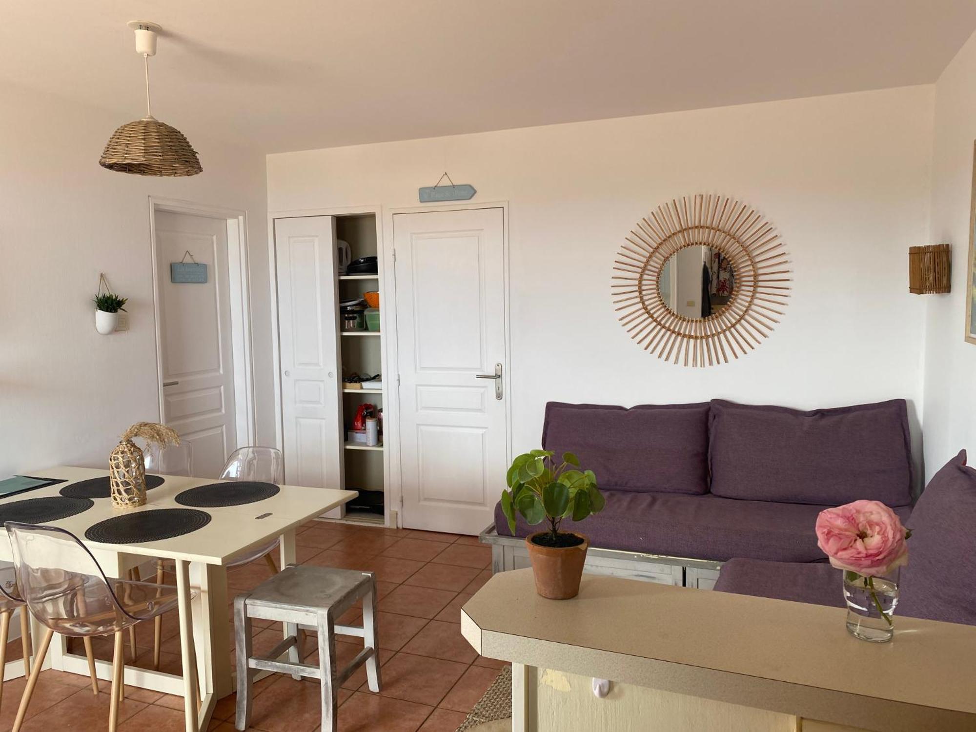 Tres Bel Appartement T3 Avec Splendide Vue Mer レ・ズィサンブル エクステリア 写真